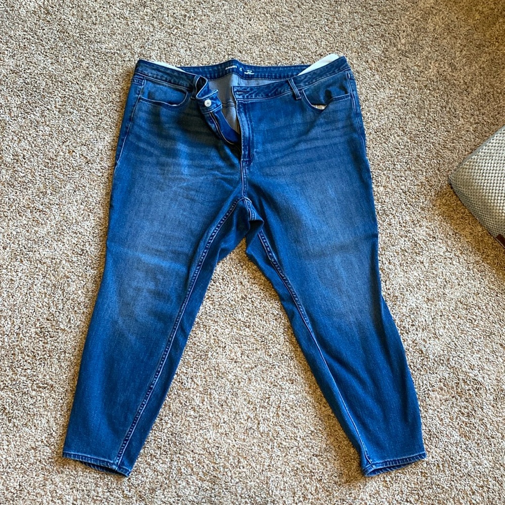 Old Navy Medium-Wash High Waist Skinny Leg Jeans